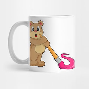 Bear Painting Paint brush Mug